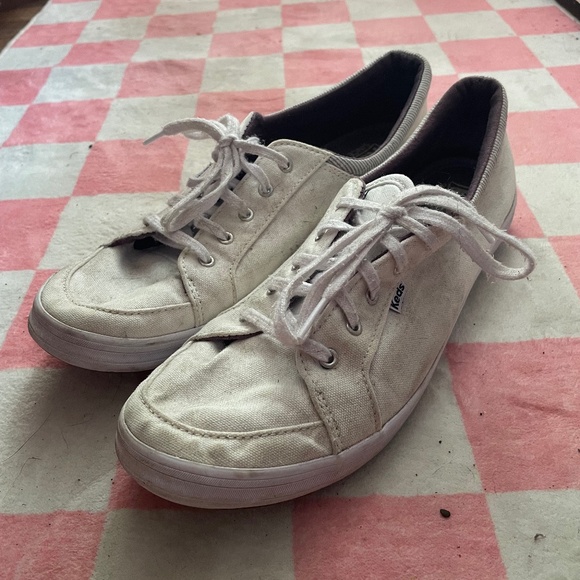 Keds Ortholite White Sneakers, Size 10 - Picture 1 of 4